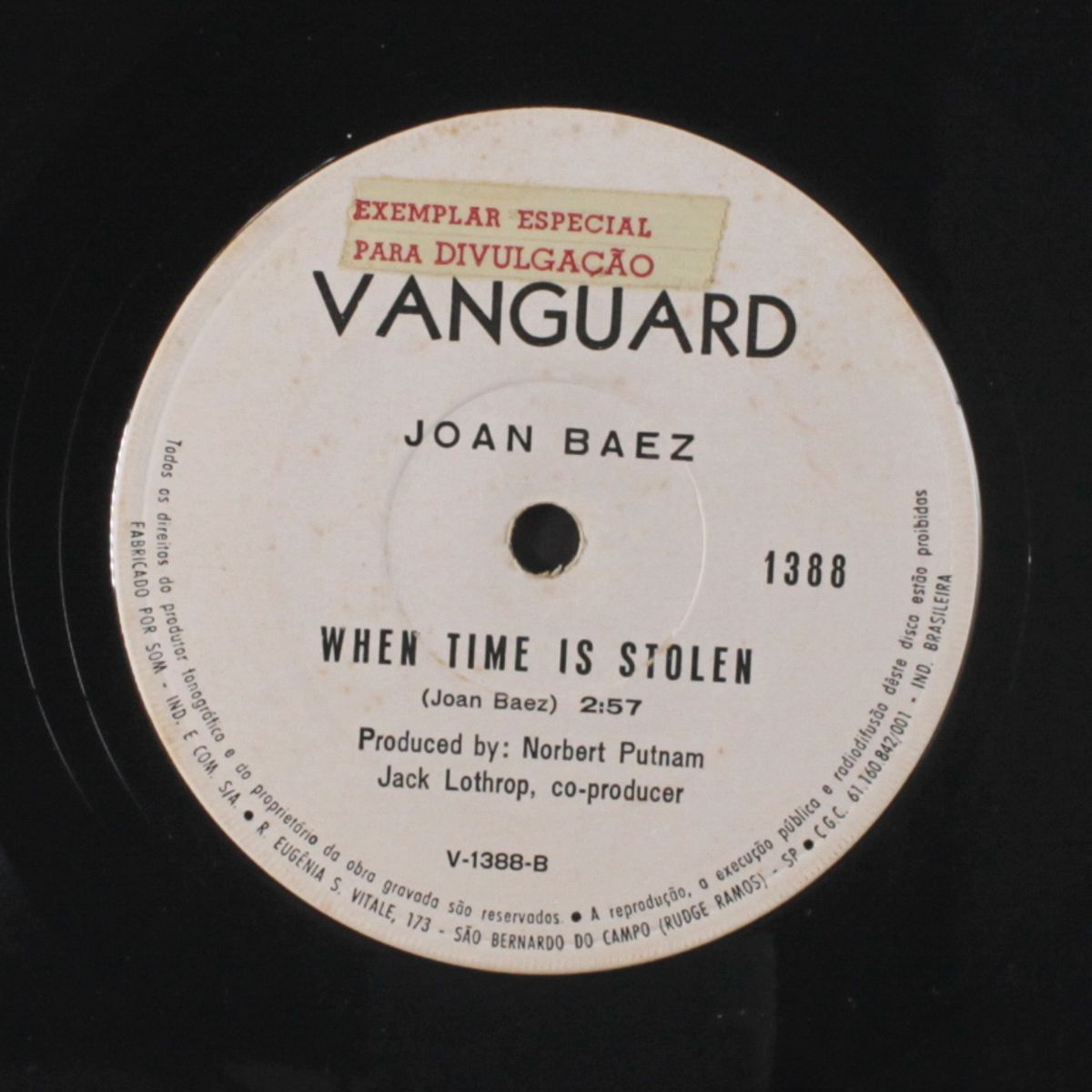 the night they drove old dixie down / when time was stolen by JOAN BAEZ
