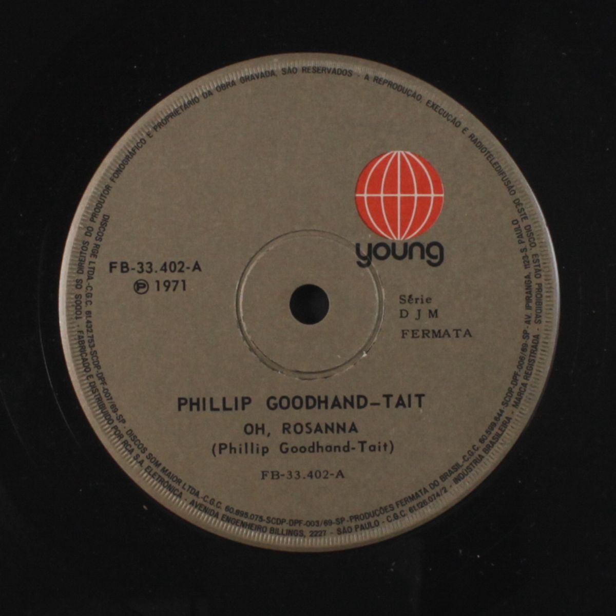 oh, rosanna / i didn't know myself by PHILLIP GOODHAND-TAIT