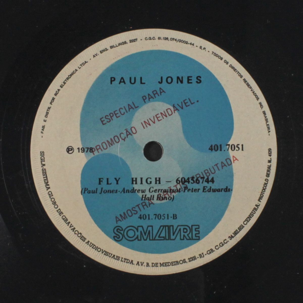 my love / fly high by PAUL JONES