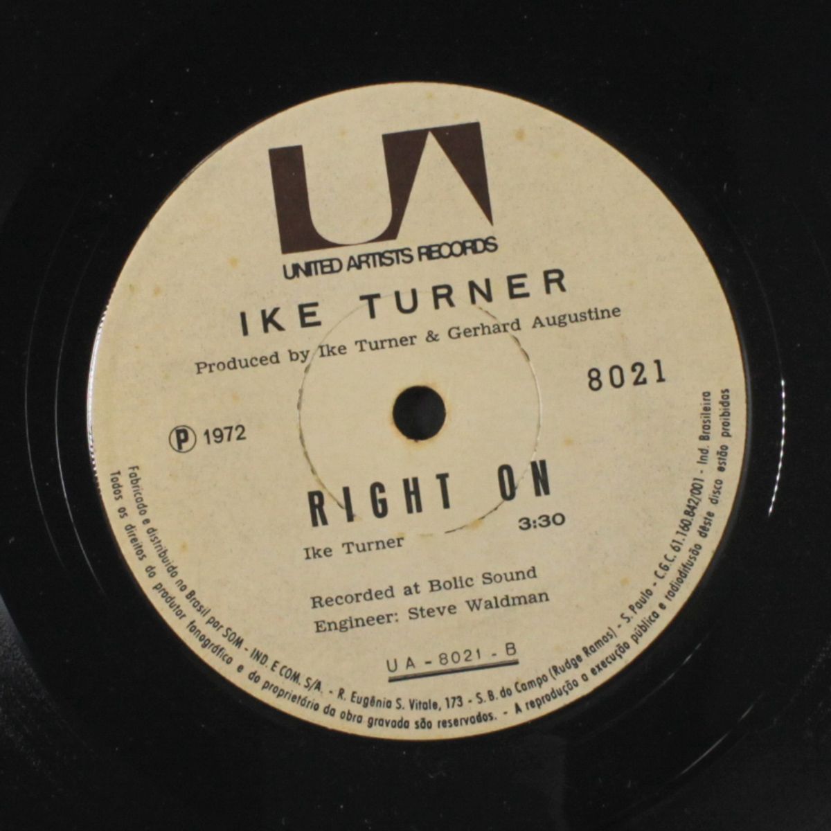 right on / tacks in my shoes by IKE TURNER