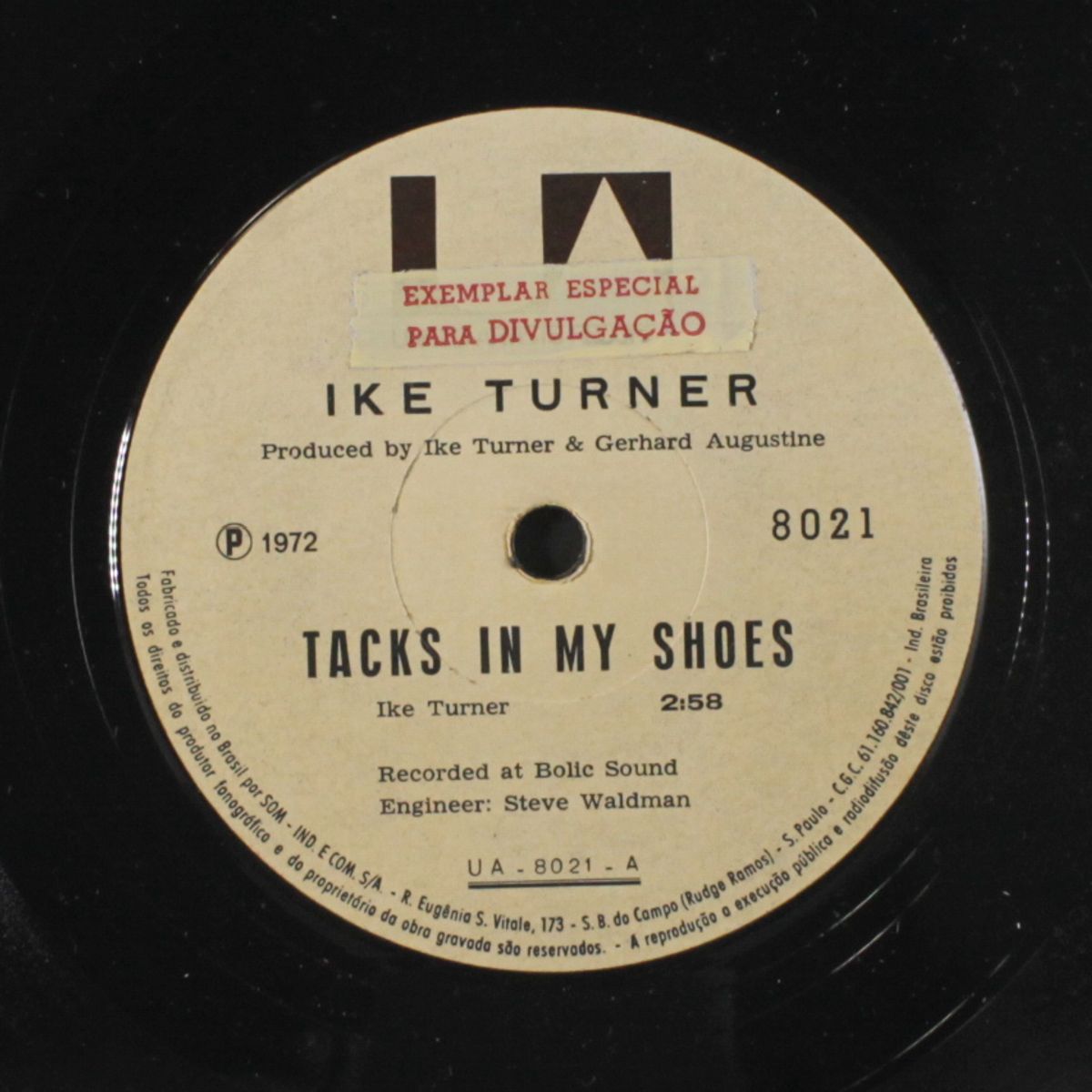 right on / tacks in my shoes by IKE TURNER