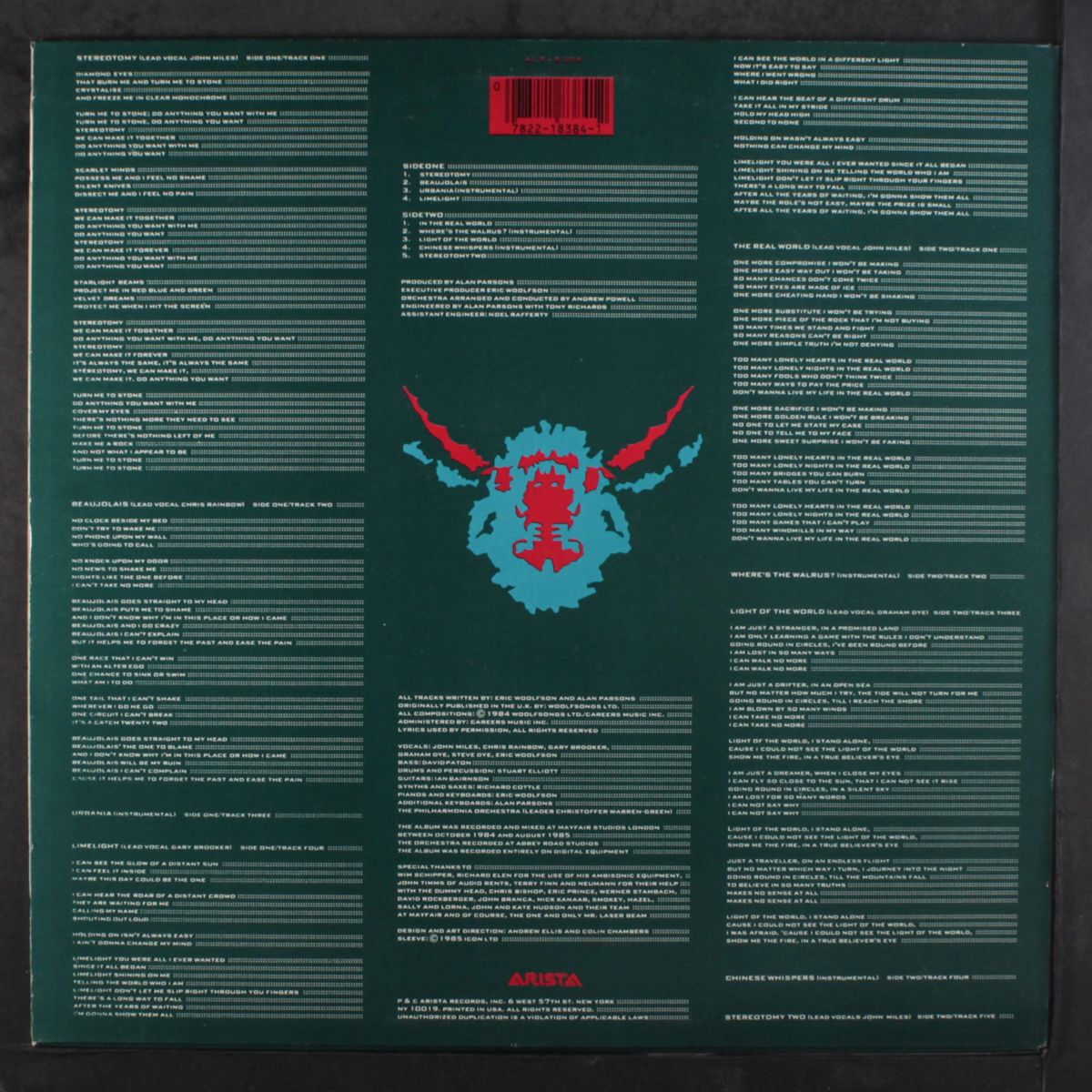 stereotomy by ALAN PARSONS PROJECT