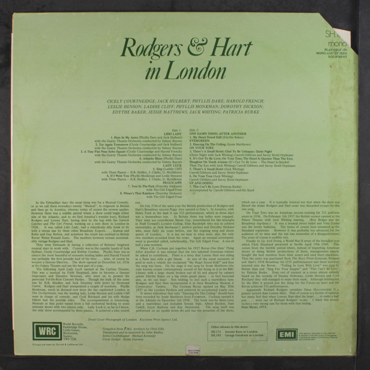 rodgers & hart in london by SOUNDTRACK