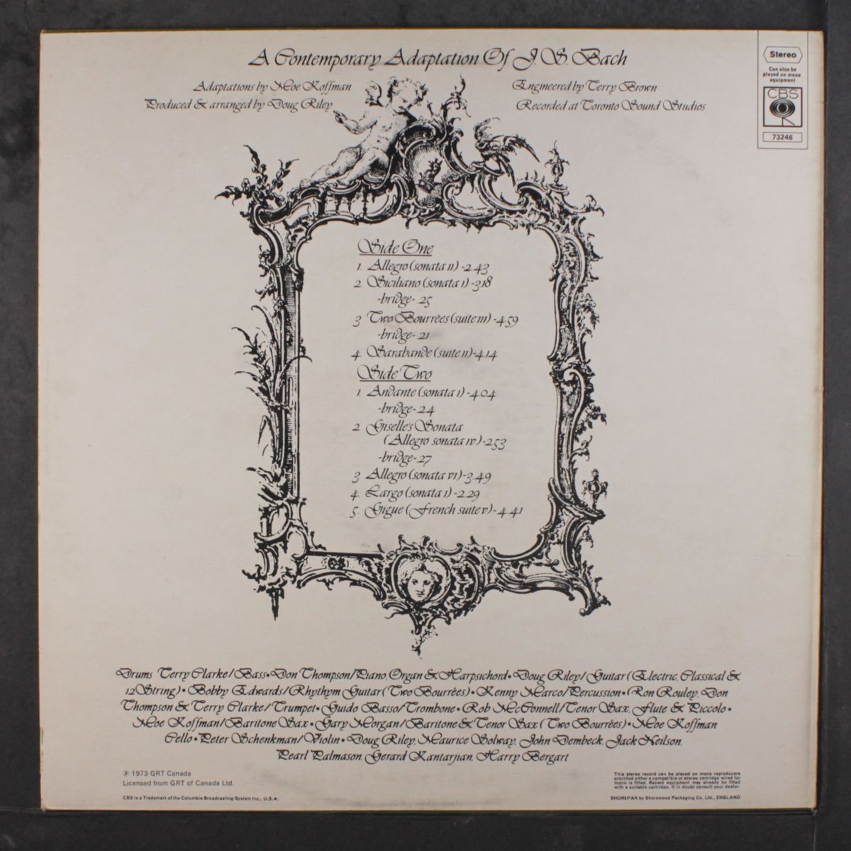 rock bach to me by MOE KOFFMAN