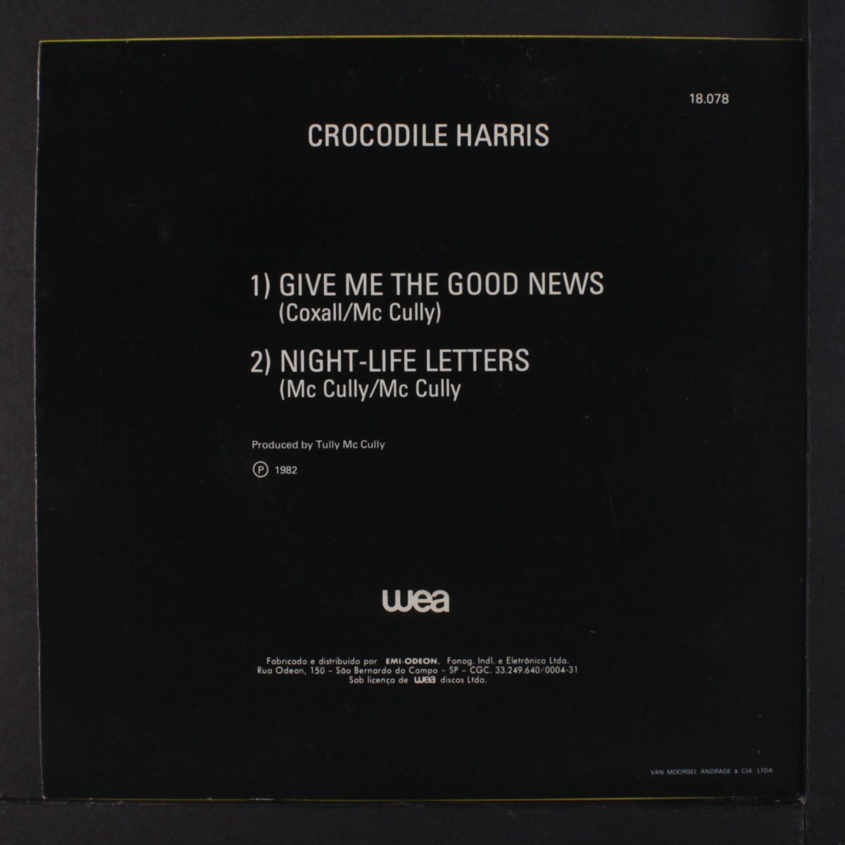 give me the good news / night-life letters by CROCODILE HARRIS