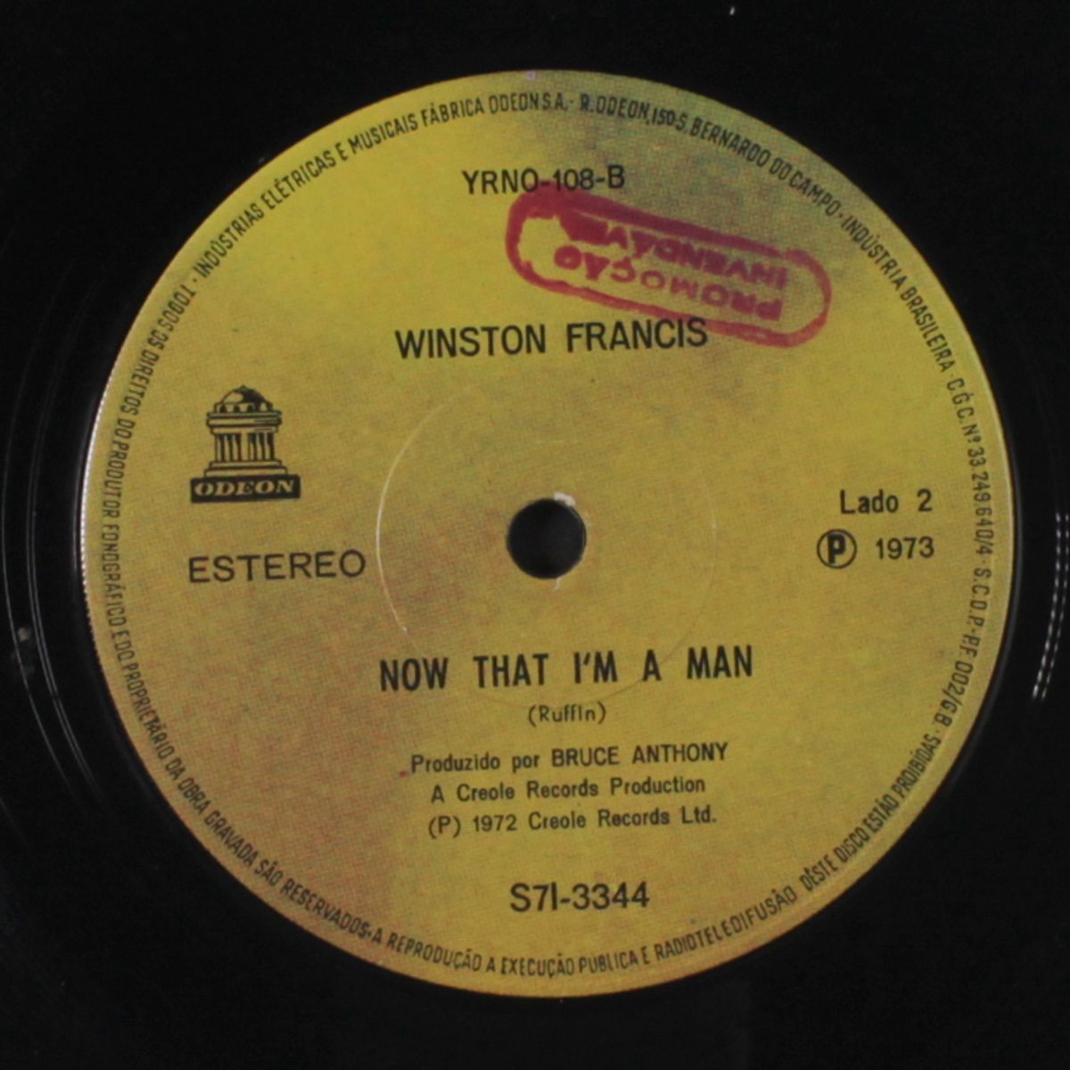 blue moon / now that i'm a man by WINSTON FRANCIS