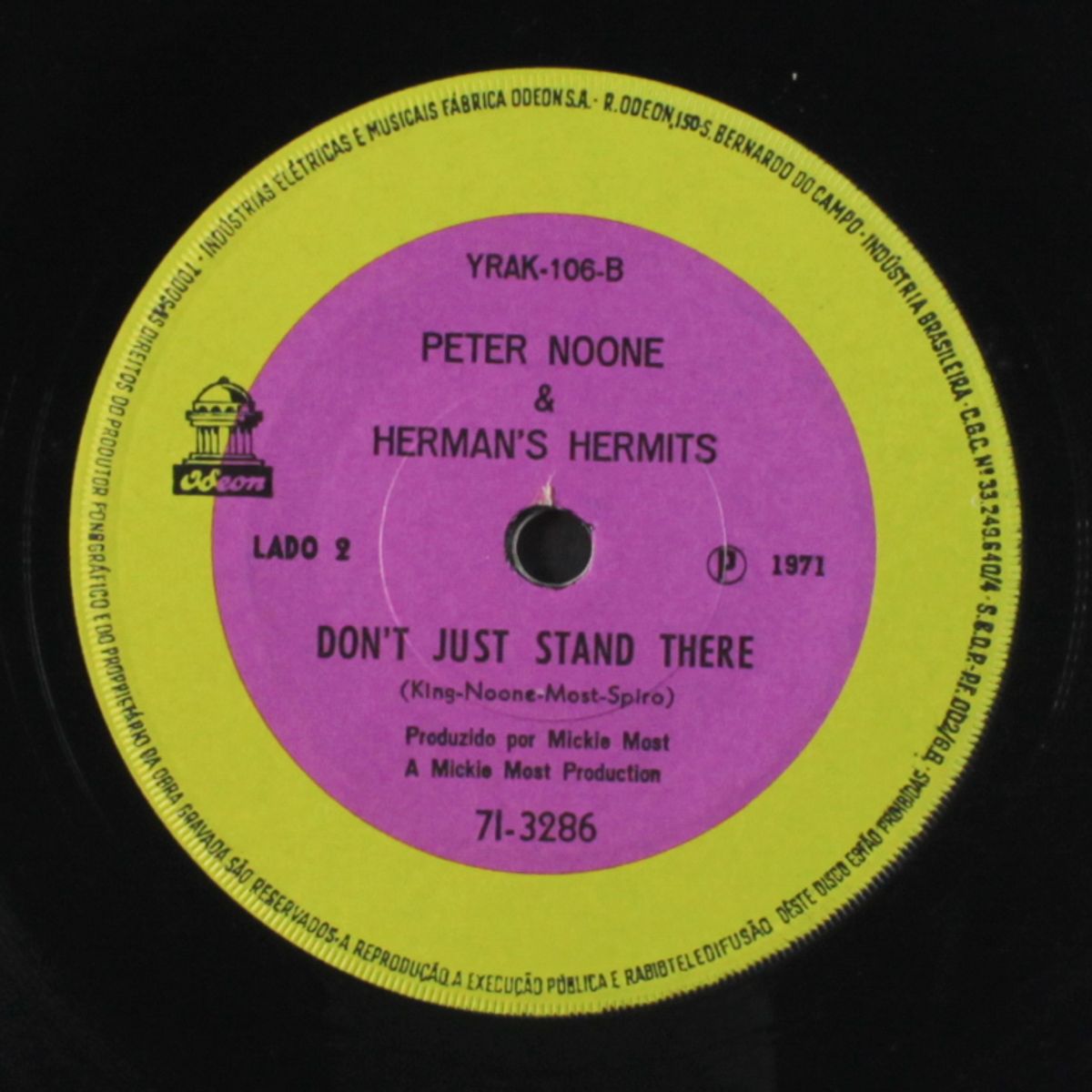 lady barbara / don't just stand there by PETER NOONE & HERMAN'S HERMITS