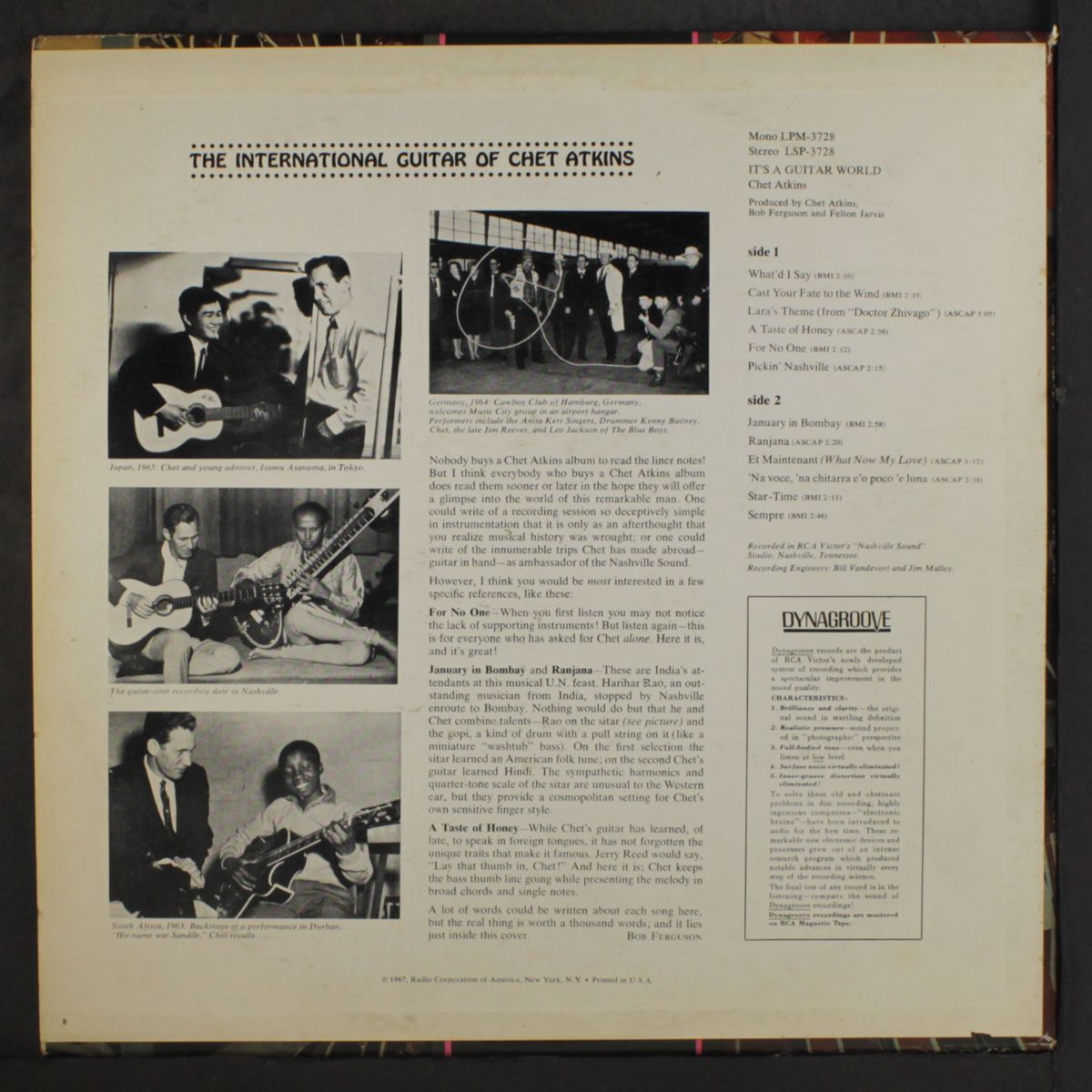 it's a guitar world by CHET ATKINS