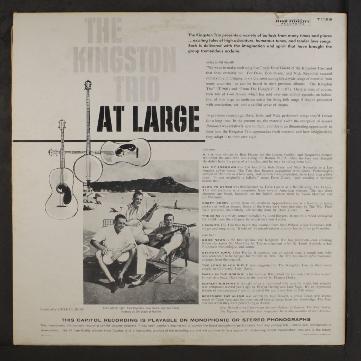 at large by KINGSTON TRIO