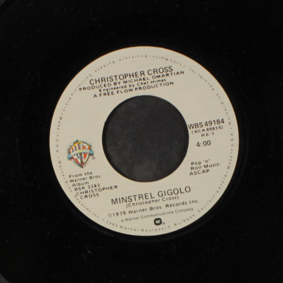 ride like the wind / minstrel gigolo by CHRISTOPHER CROSS