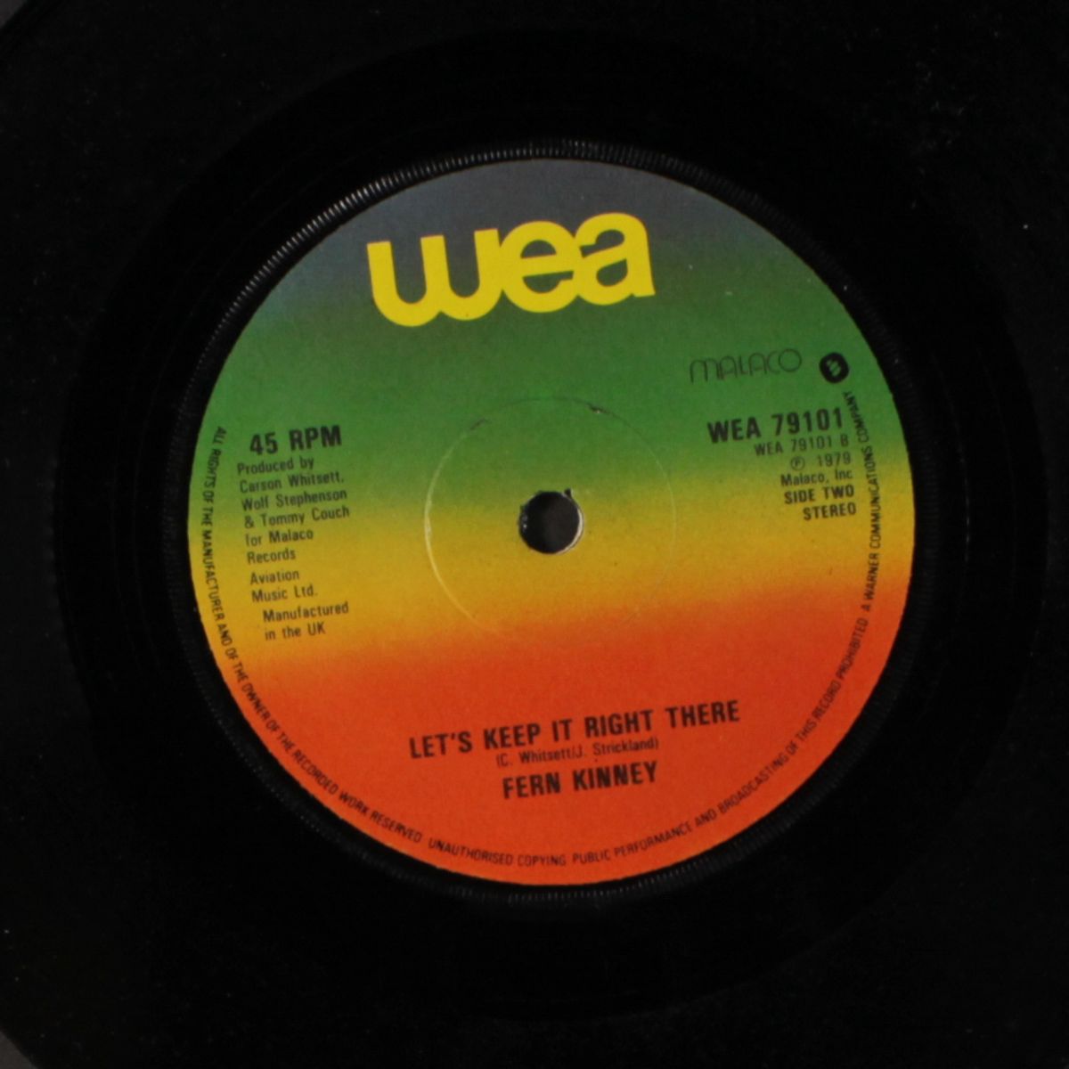 groove me / let's keep it right there by FERN KINNEY