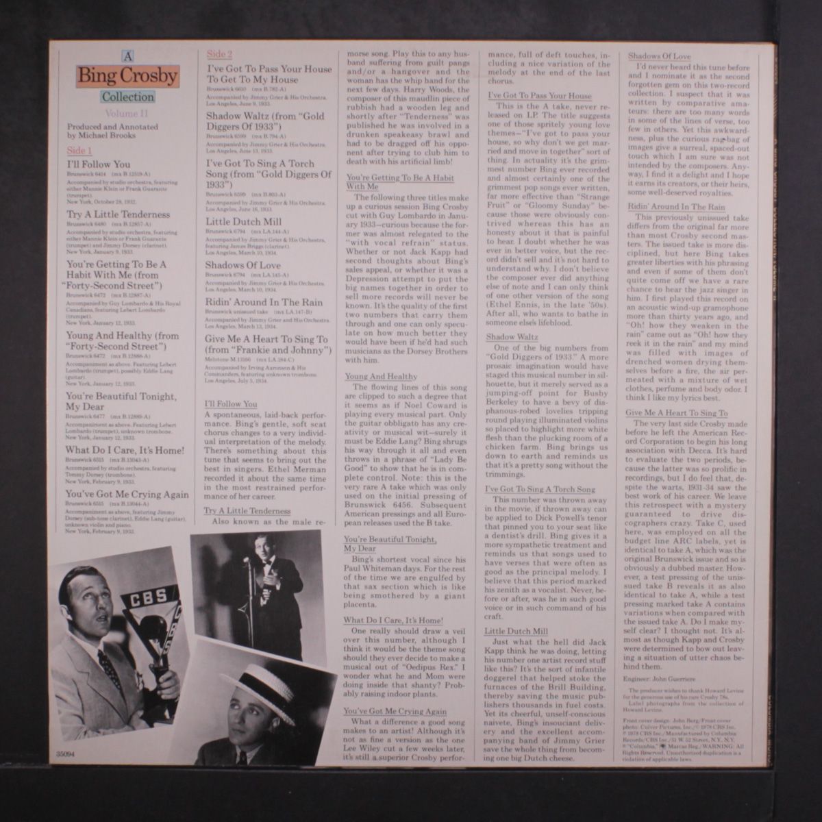 collection, vol. 2 by BING CROSBY