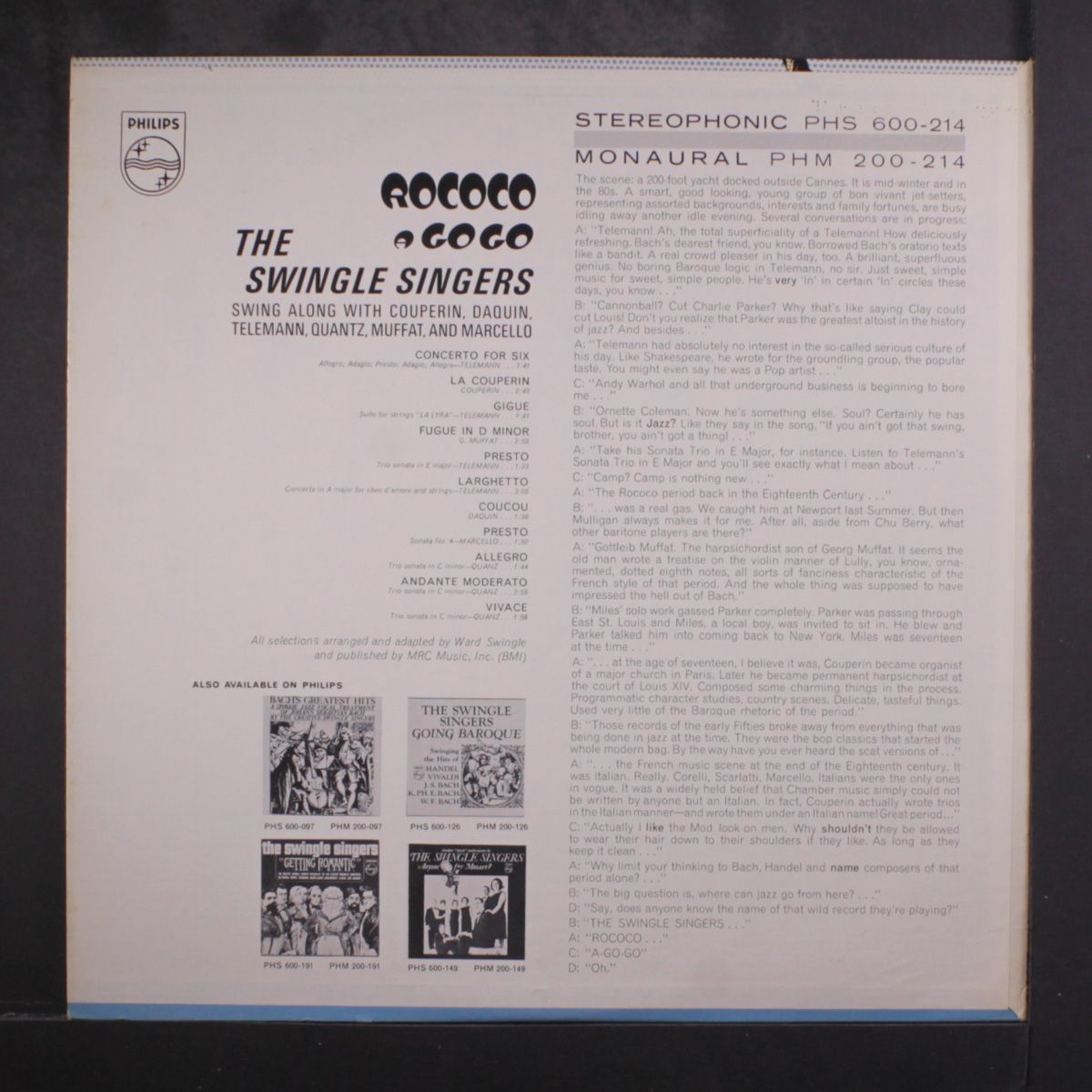 rococo a-go go by SWINGLE SINGERS