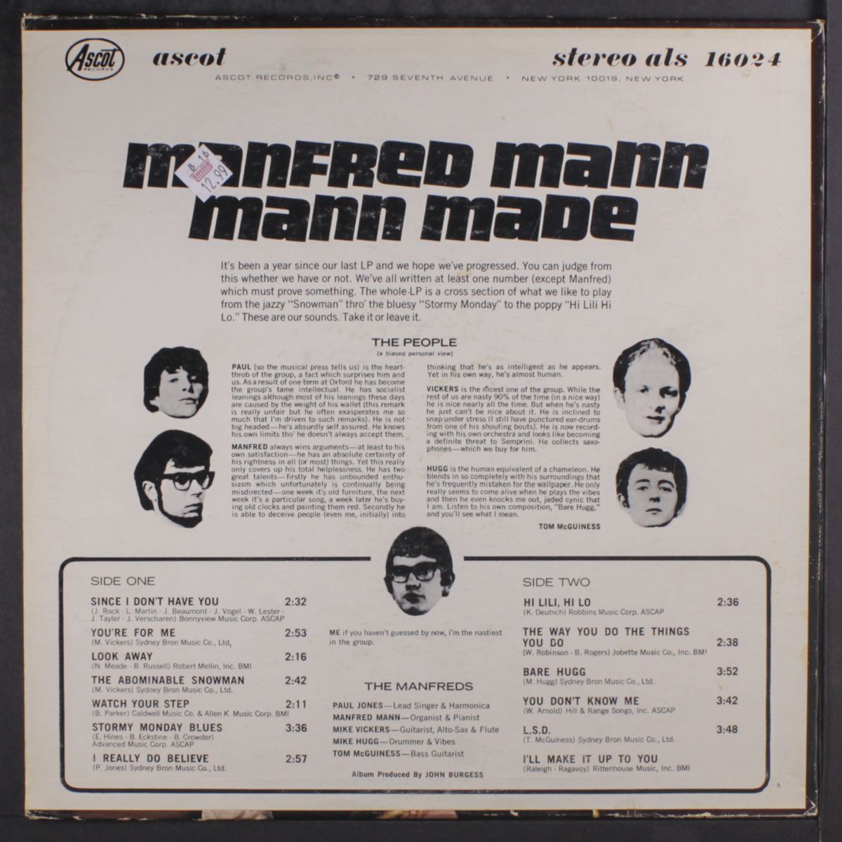 mann made by MANFRED MANN