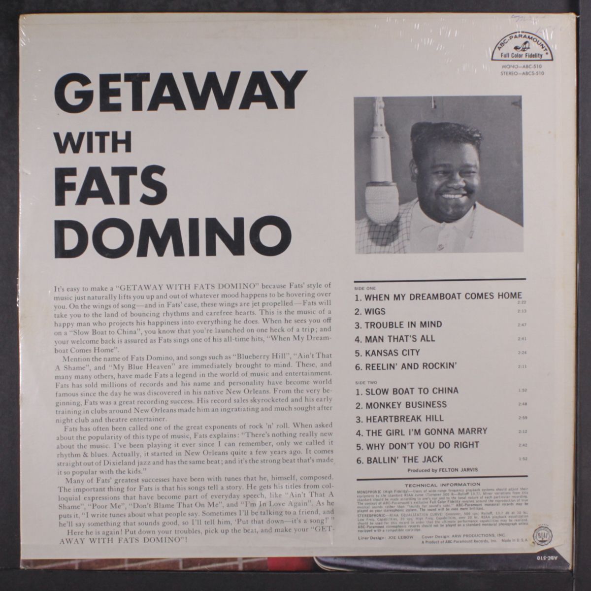 getaway with by FATS DOMINO
