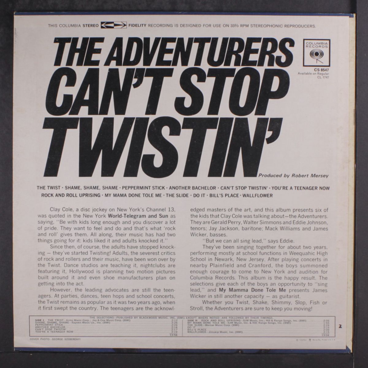 can't stop the twisin' by ADVENTURERS