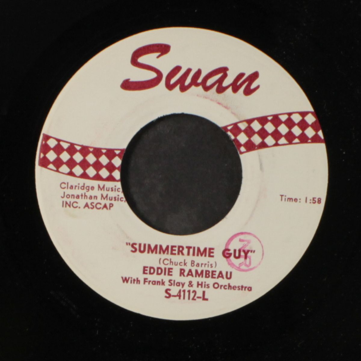 summertime guy / last night was my last night with you by EDDIE RAMBEAU