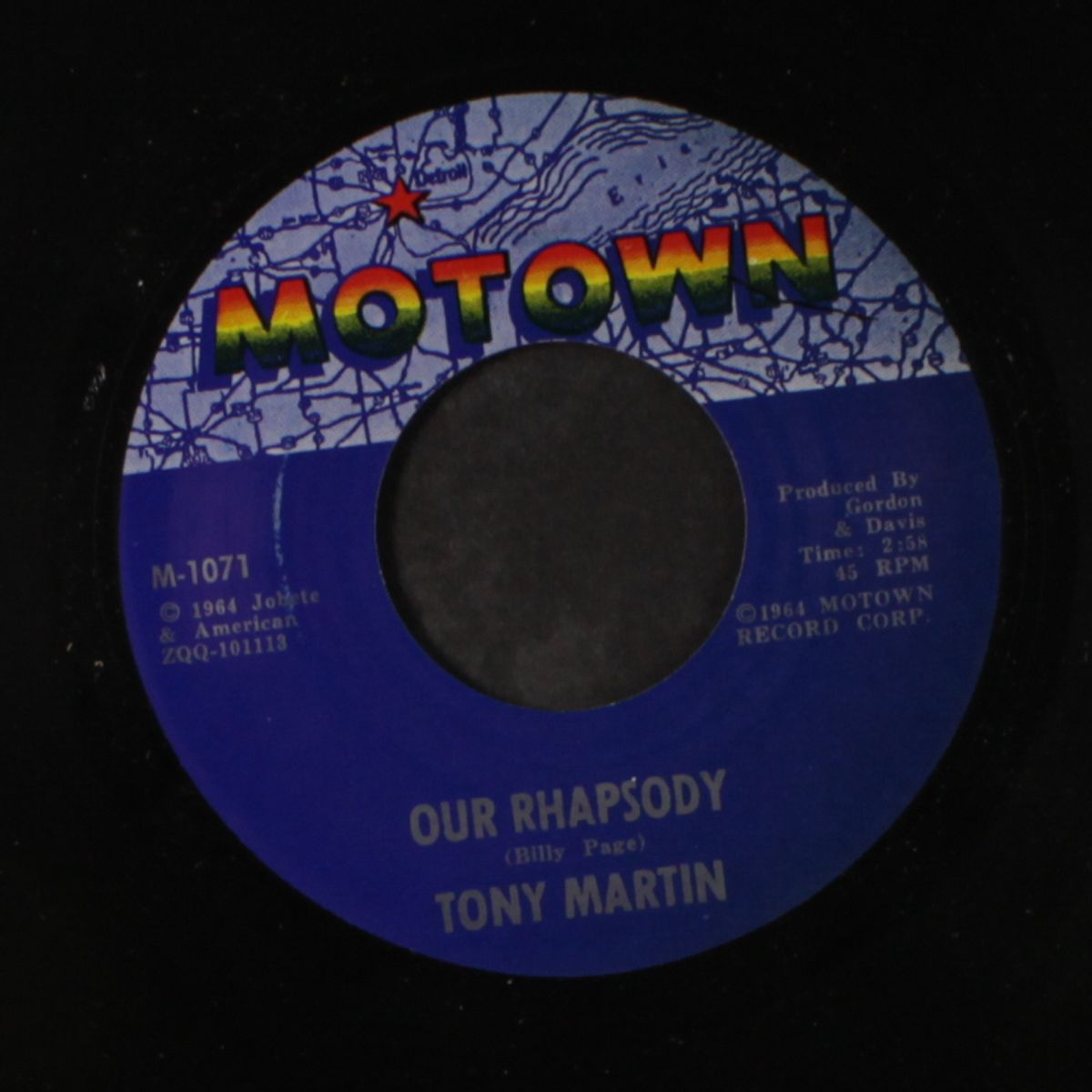 talking to your picture / our rhapsody by TONY MARTIN