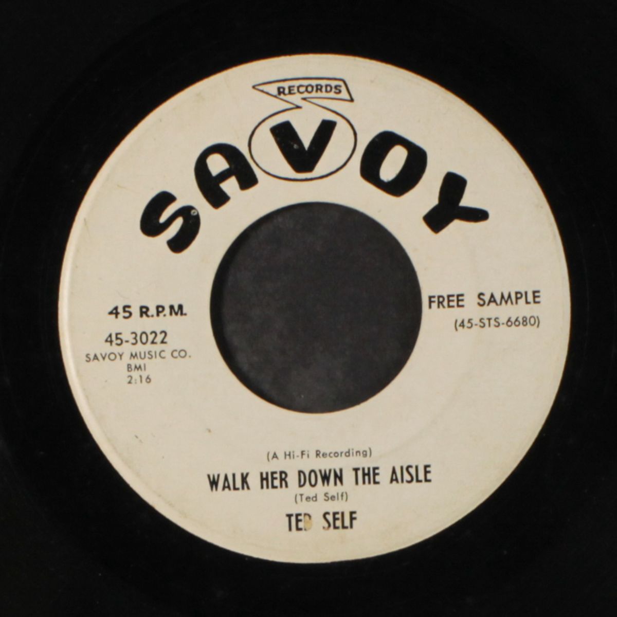 come rock me to sleep / walk her down the aisle by TED SELF