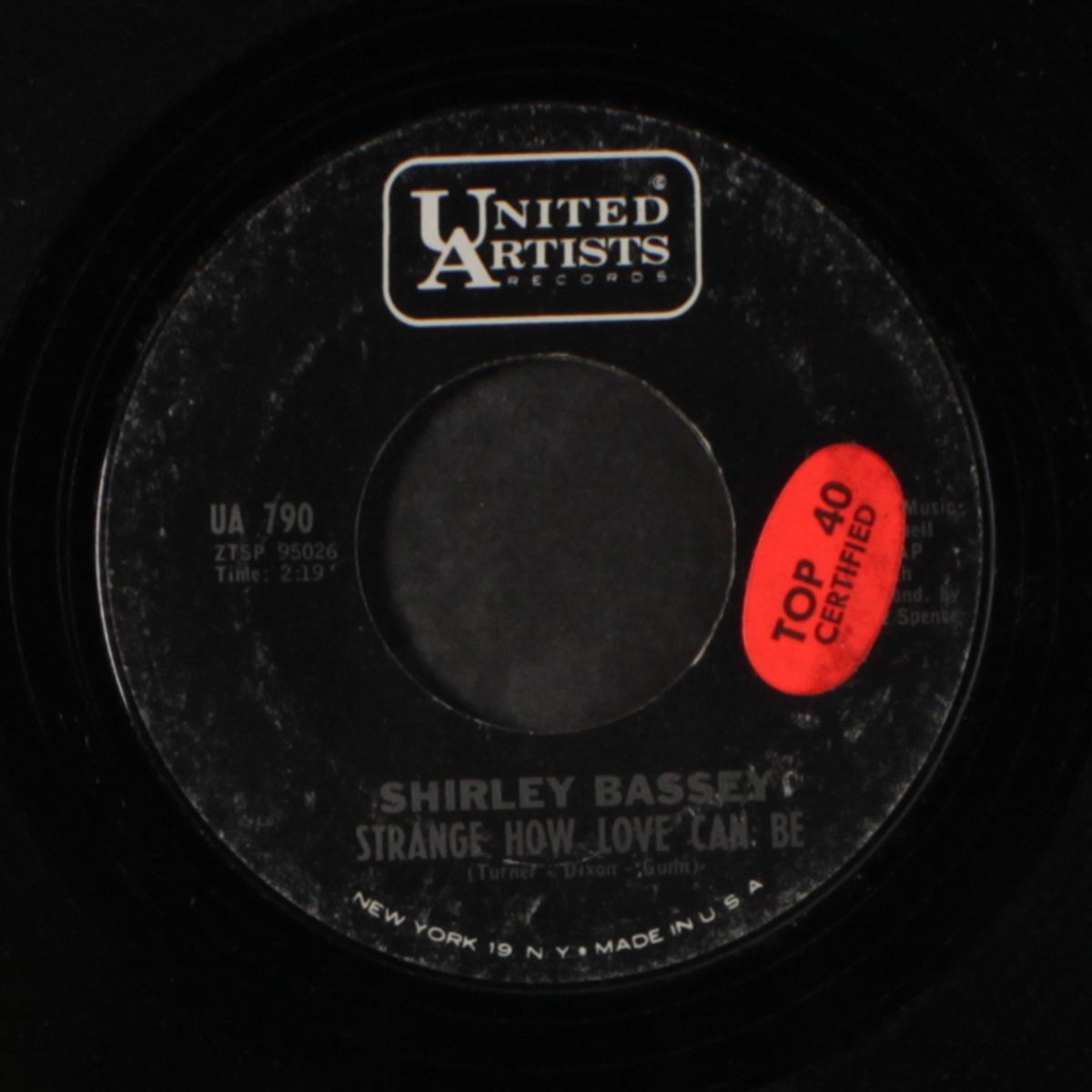 goldfinger / strange how love can be by SHIRLEY BASSEY