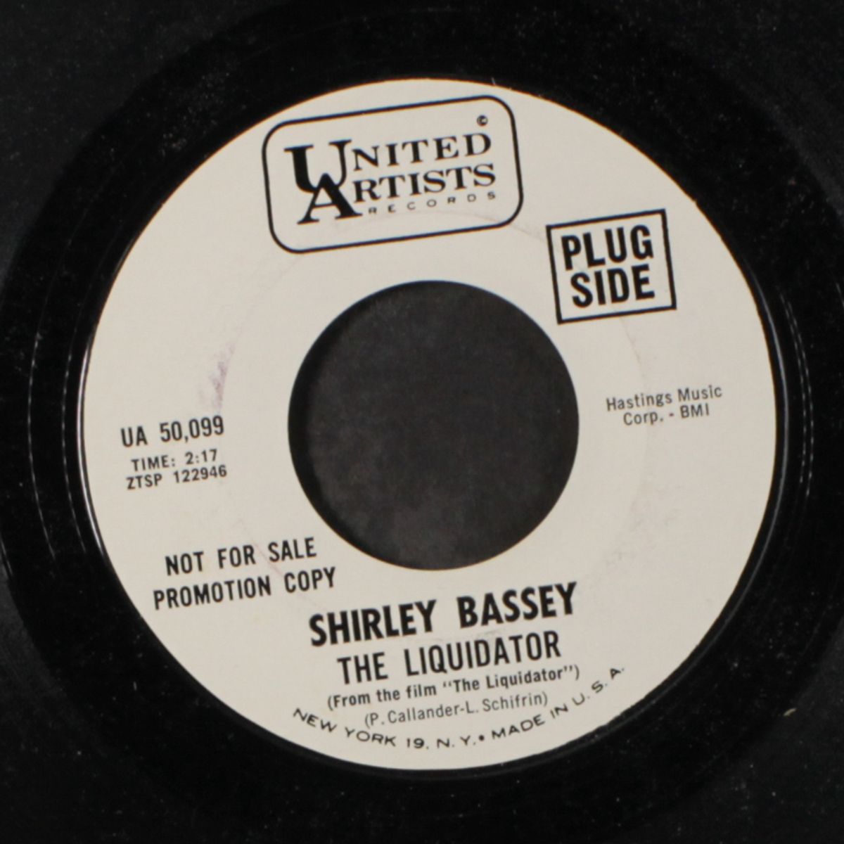 the liquidator / sunshine by SHIRLEY BASSEY