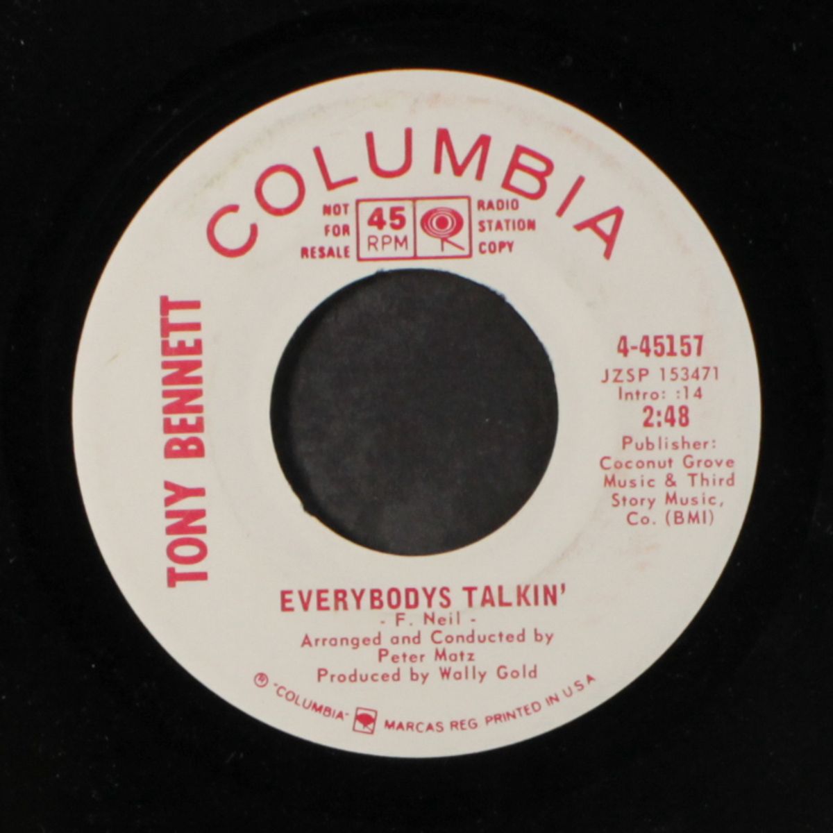 think how it's gonna be / everybody's talkin' by TONY BENNETT