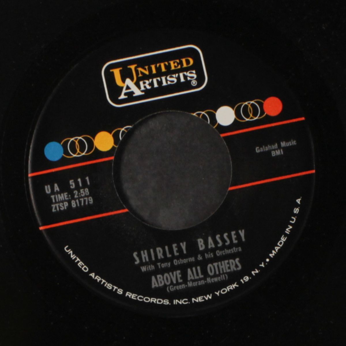 as long as he needs me / above all others by SHIRLEY BASSEY