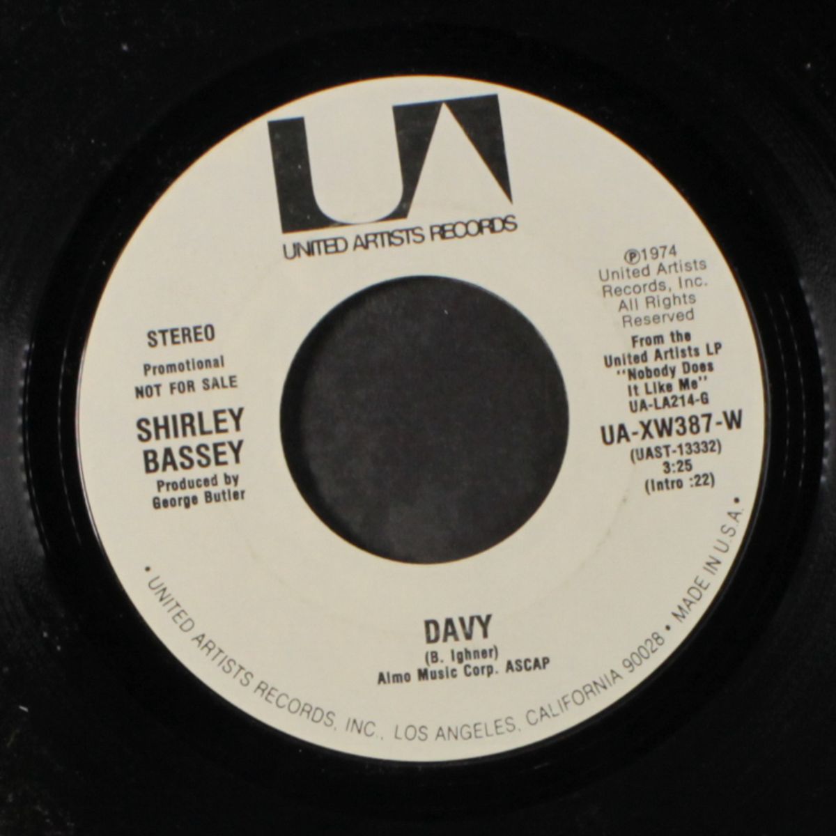 davy / mono by SHIRLEY BASSEY