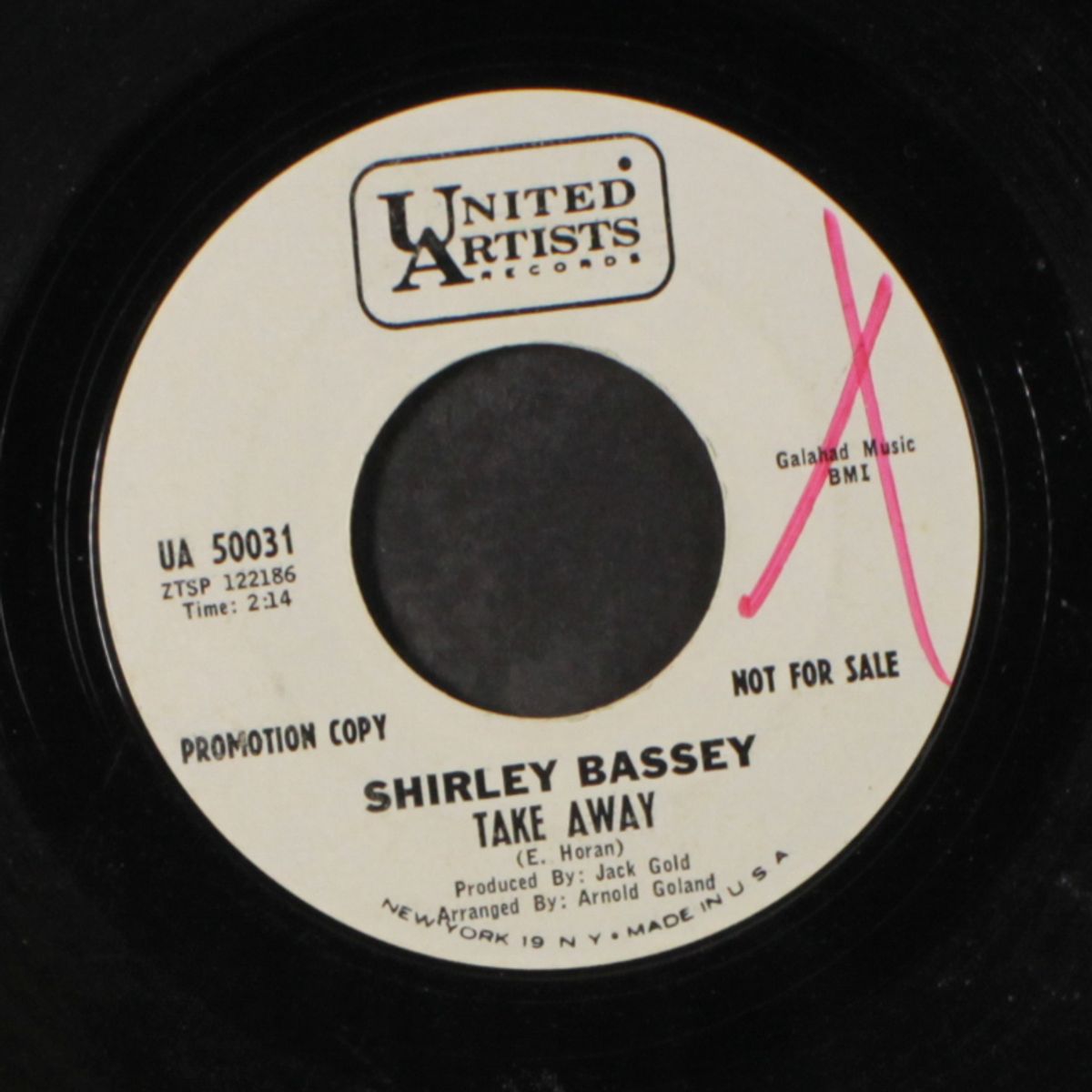 don't take the lovers from the world / take away by SHIRLEY BASSEY