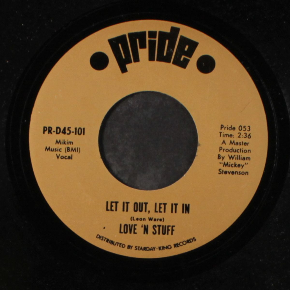 right on, brothers, right on / let it out, let it in by LOVE 'N STUFF