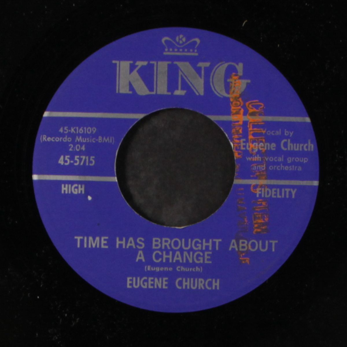 sixteen tons / time has brought about a change by EUGENE CHURCH