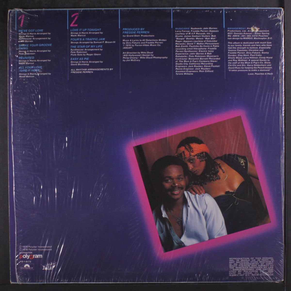 2 hot! by PEACHES & HERB