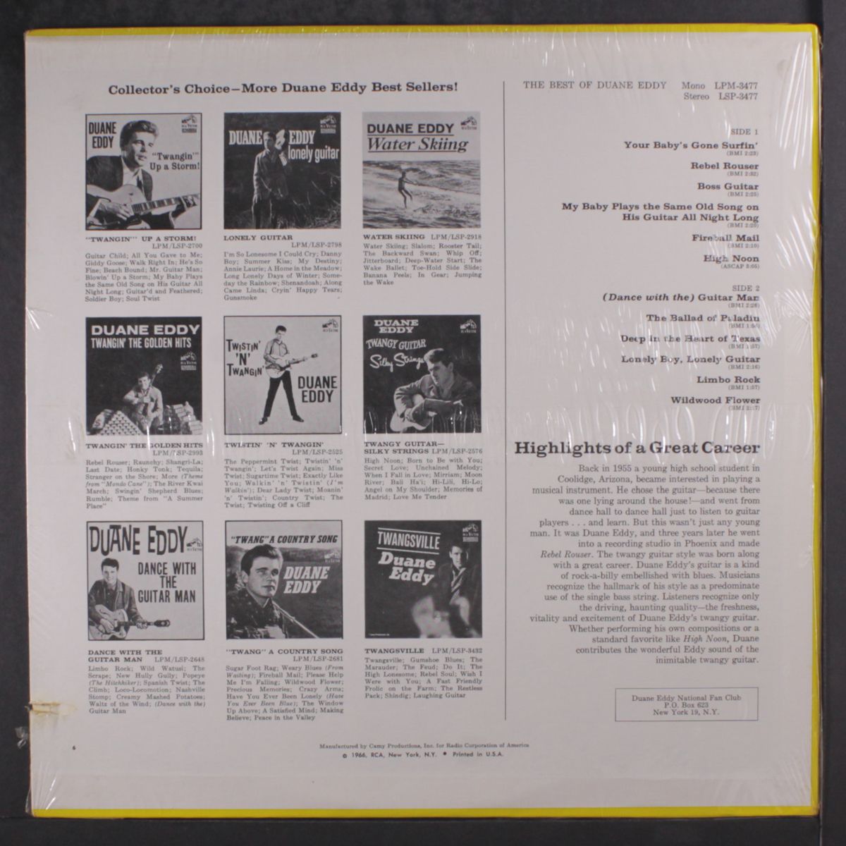 best of by DUANE EDDY