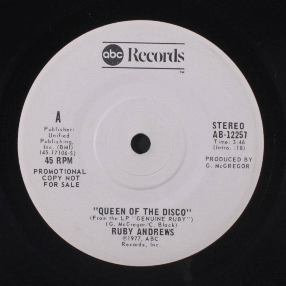 queen of the disco / same by RUBY ANDREWS