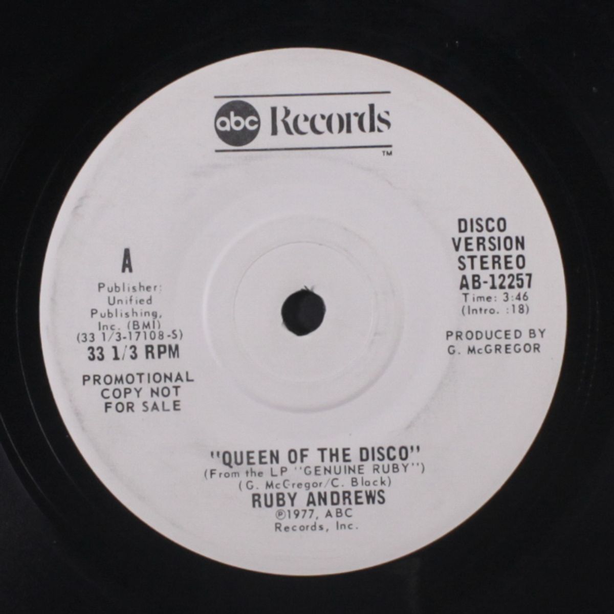 queen of the disco / same by RUBY ANDREWS