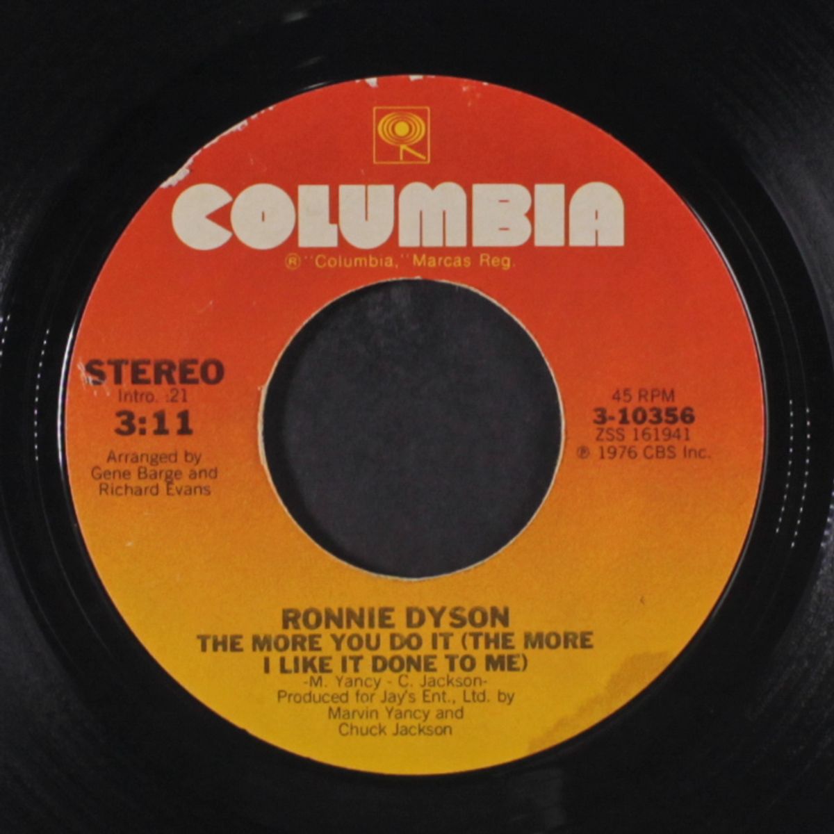 you and me / the more you do it (the more i like it done to me) by RONNIE DYSON