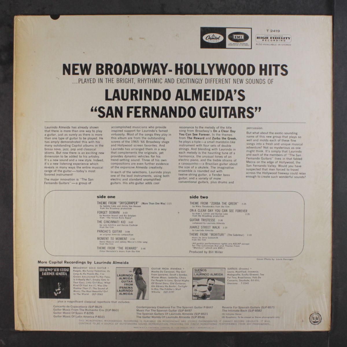 new broadway-hollywood hits by LAURINDO ALMEIDA