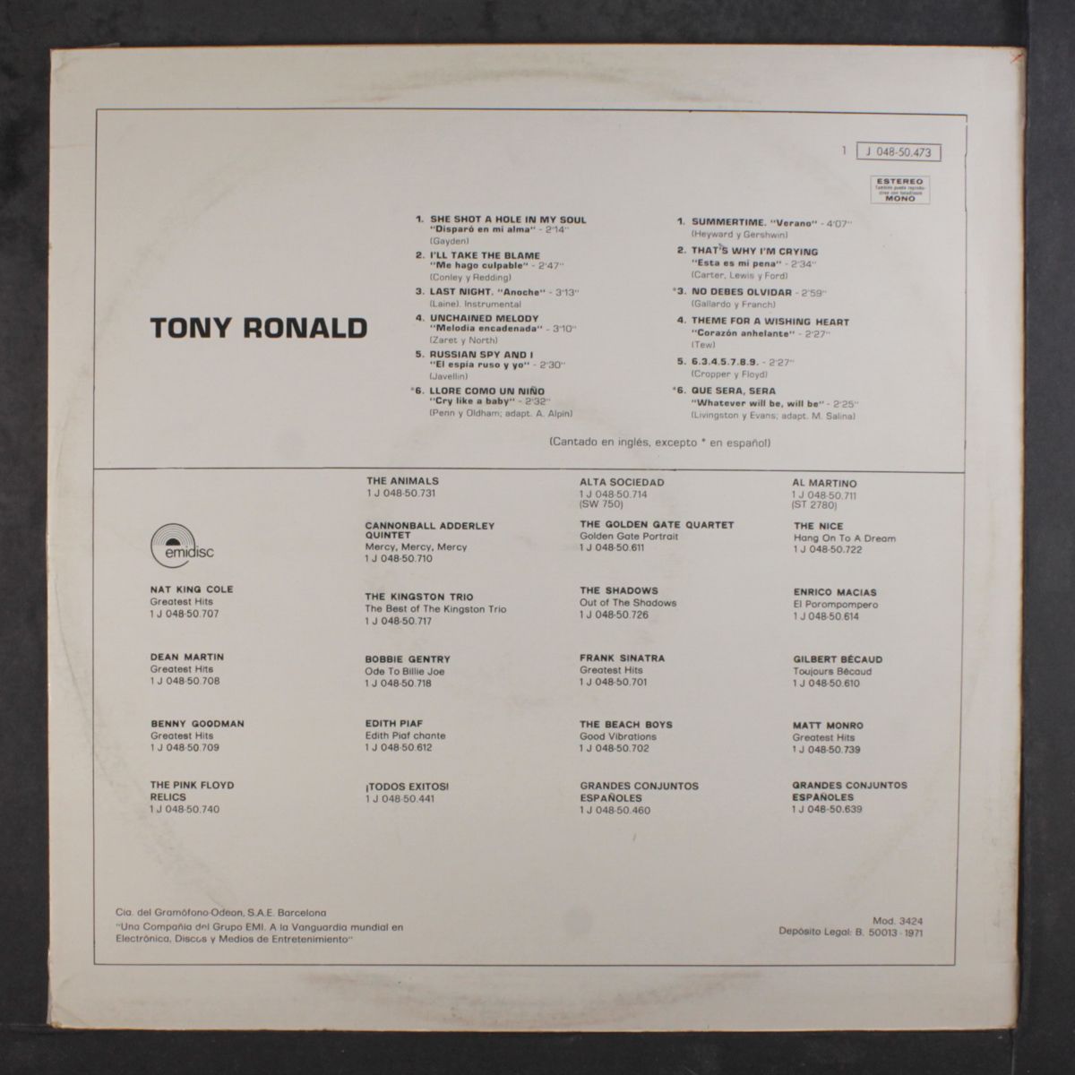 lo mejor de tony ronald by TONY RONALD