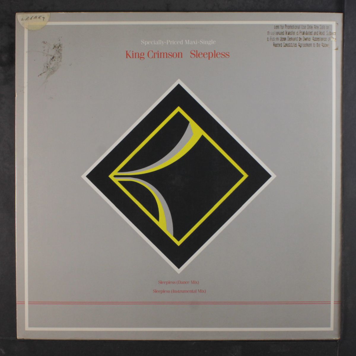 sleepless (dance / sleepless (instro)) by KING CRIMSON