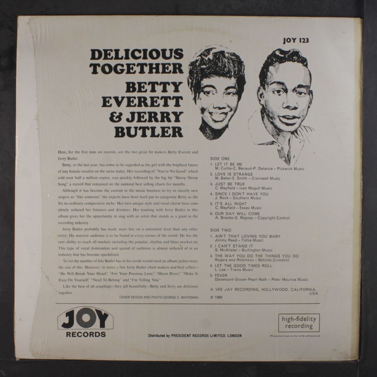 delicious together by BETTY EVERETT & JERRY BUTLER