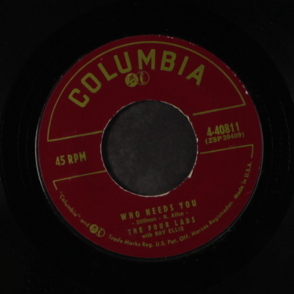who needs you by FOUR LADS