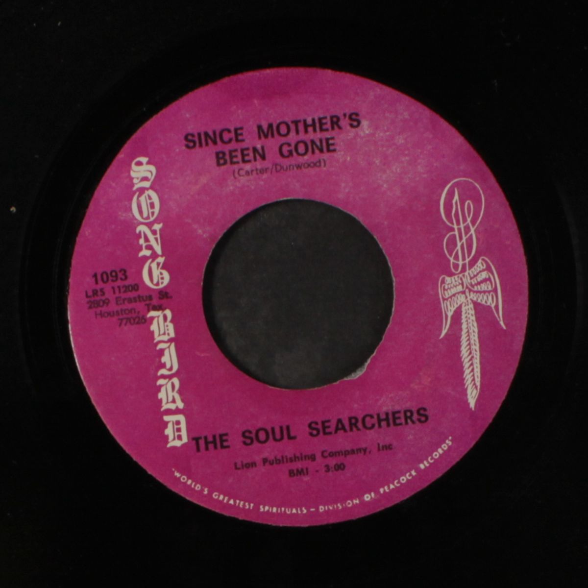 since mother's been gone / my work by SOUL SEARCHERS