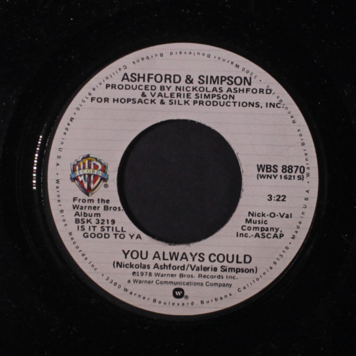 found a cure / you always could by ASHFORD & SIMPSON
