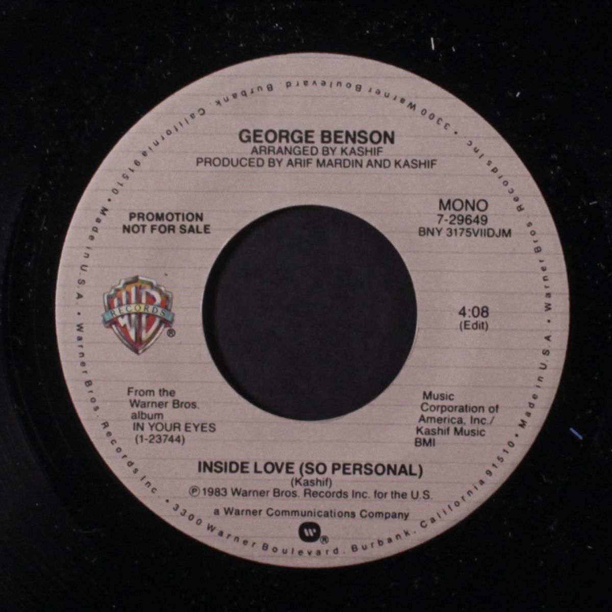 inside love (so personal / mono) by GEORGE BENSON