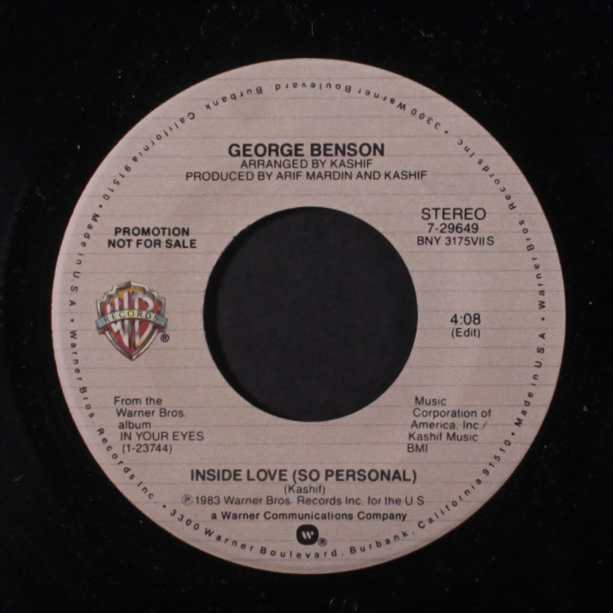 inside love (so personal / mono) by GEORGE BENSON
