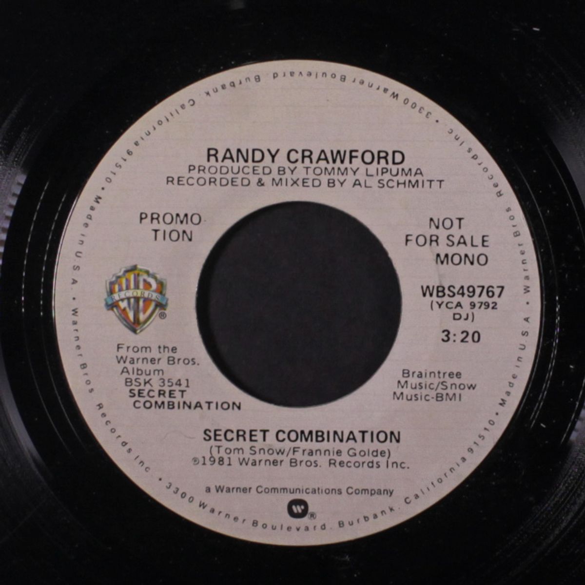 secret combination / mono by RANDY CRAWFORD