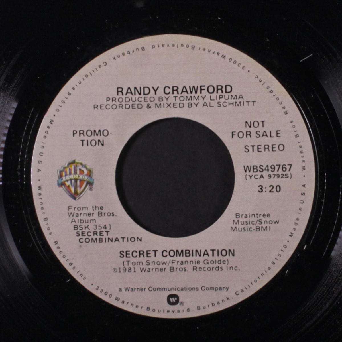 secret combination / mono by RANDY CRAWFORD