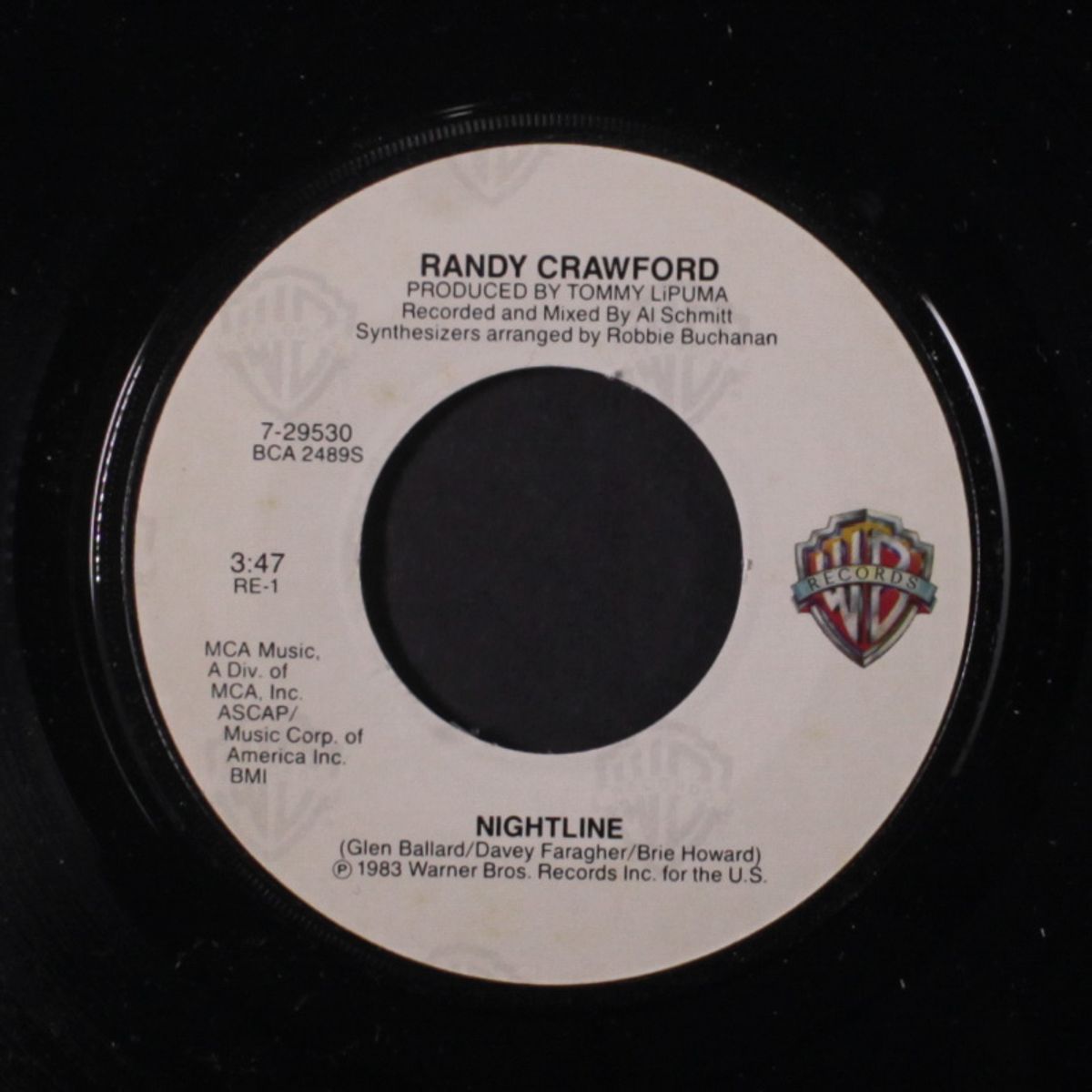 nightline / this night won't last forever by RANDY CRAWFORD
