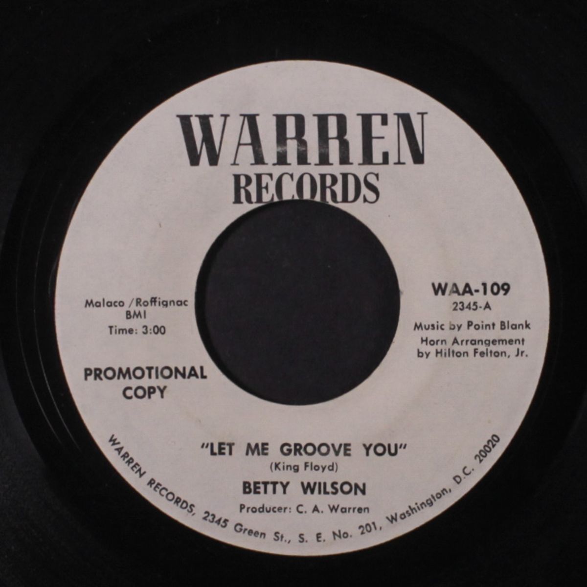 let me groove you / same by BETTY WILSON