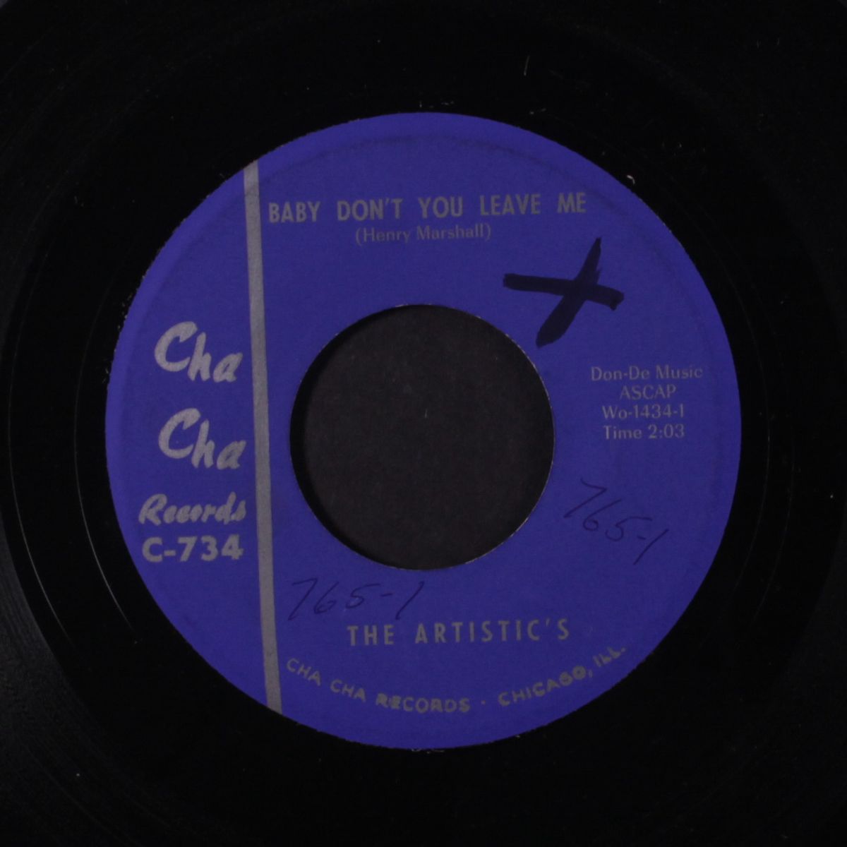 you never told my heart / baby don't you leave me by ARTISTICS